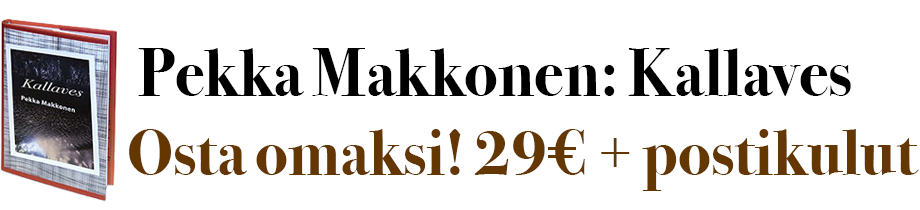 Osta Kallaves-romaani! 29 € + postikulut